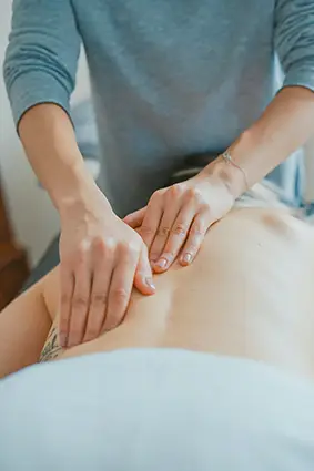 Massage du dos pour libérer les tensions